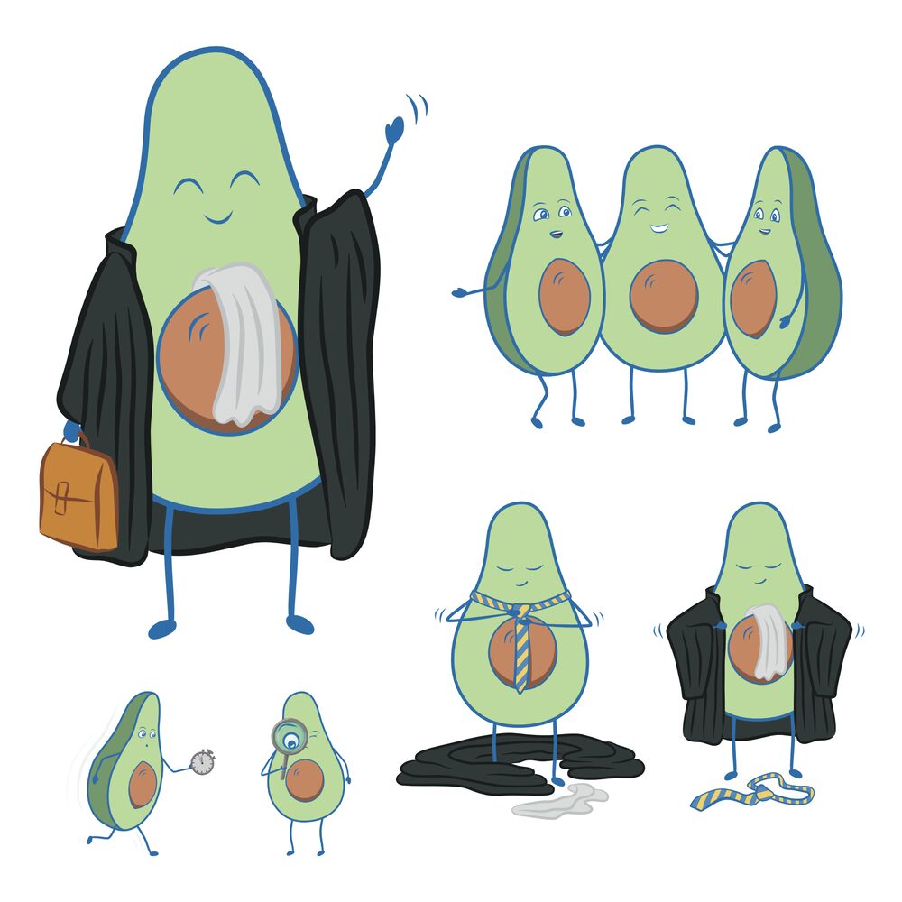 Mascotte Avocado