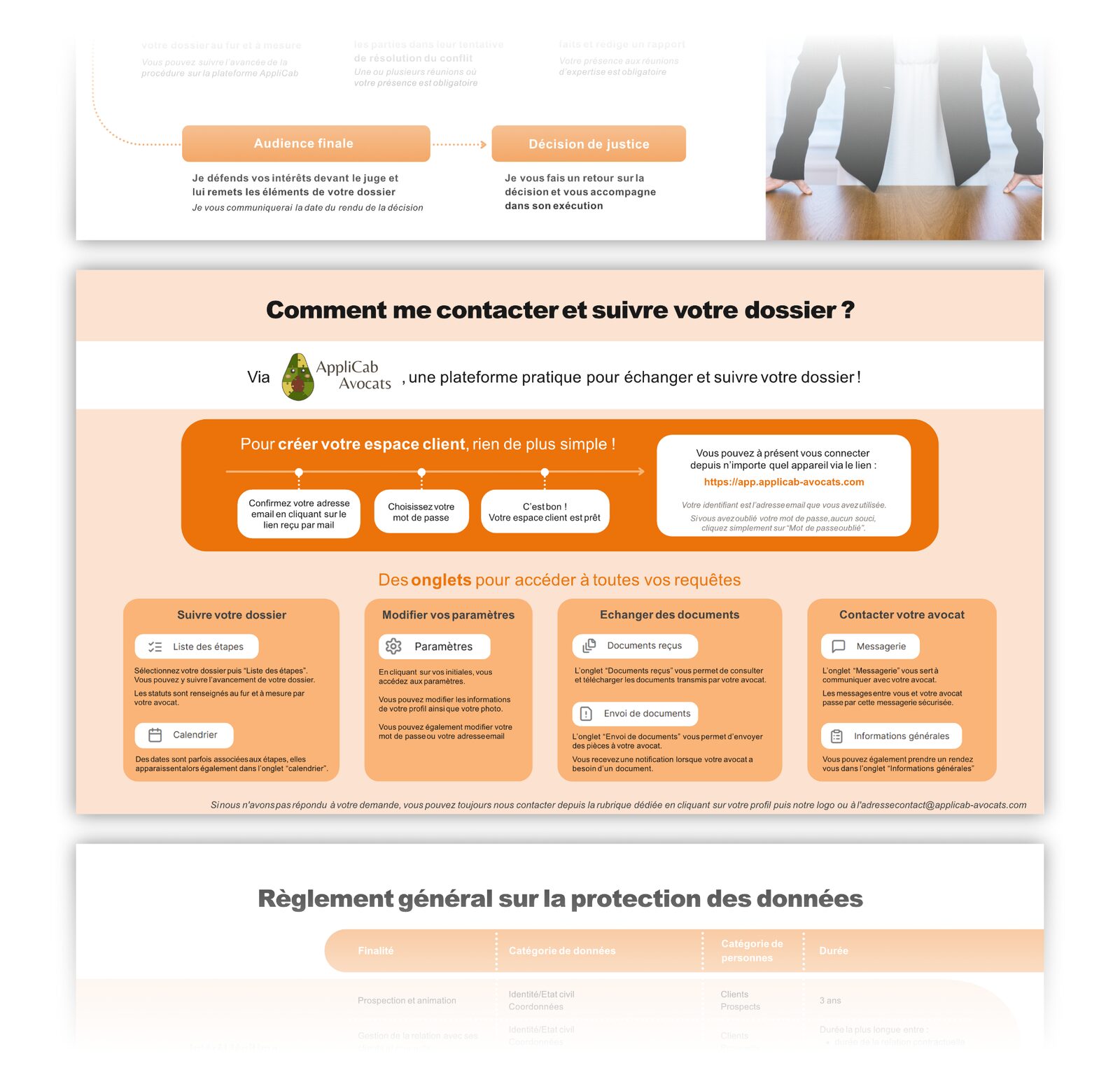 Présentation de la plateforme [AppliCab](https://applicab-avocats.com/)